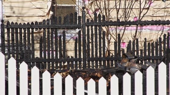 Burned Fence 201004IMG_9760