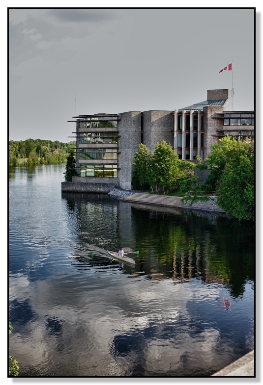 Peterborough, Ontario, Canada, Trent University, school, river, reflection